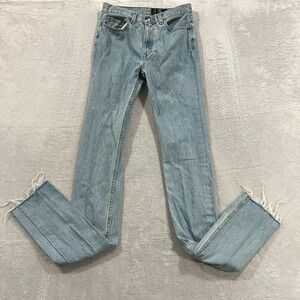 Vale Lives Jeans Mens 30x44 Denim Straight Leg Long Modern 90s Western Faded Y2K